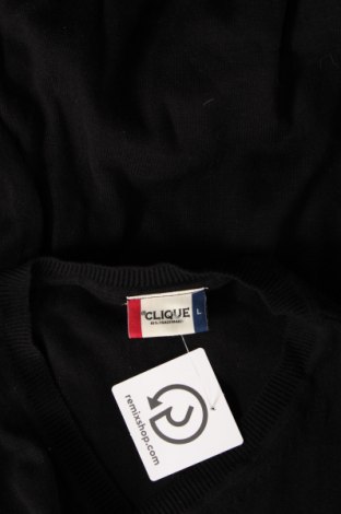 Мъжки пуловер Clique, Размер L, Цвят Черен, Цена 6,67 лв.