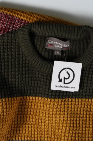 Pánsky sveter  Cotton&silk, Veľkosť XL, Farba Viacfarebná, Cena  8,22 €