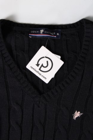 Мъжки пуловер Denim Culture, Размер XL, Цвят Син, Цена 32,40 лв.