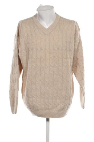 Мъжки пуловер Enrico Gorlani, Размер L, Цвят Бежов, Цена 8,68 лв.