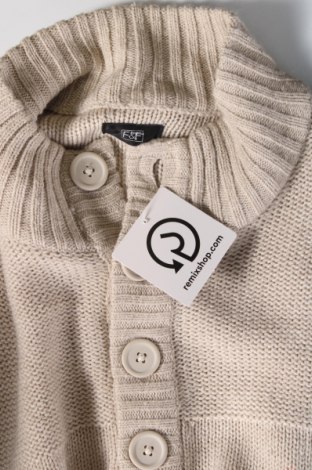 Ανδρικό πουλόβερ F&F, Μέγεθος L, Χρώμα  Μπέζ, Τιμή 7,36 €