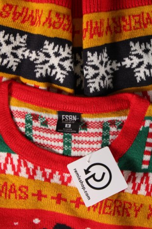 Ανδρικό πουλόβερ FSBN, Μέγεθος M, Χρώμα Πολύχρωμο, Τιμή 4,84 €