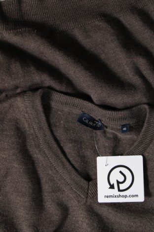 Мъжки пуловер Gilberto, Размер M, Цвят Кафяв, Цена 7,33 лв.