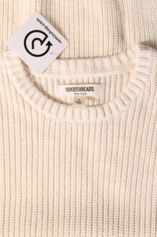 Ανδρικό πουλόβερ Goodthreads, Μέγεθος S, Χρώμα Εκρού, Τιμή 10,67 €