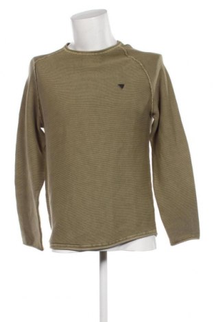 Мъжки пуловер Guess, Размер M, Цвят Зелен, Цена 77,52 лв.