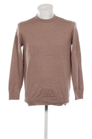 Мъжки пуловер H&M, Размер L, Цвят Бежов, Цена 14,50 лв.