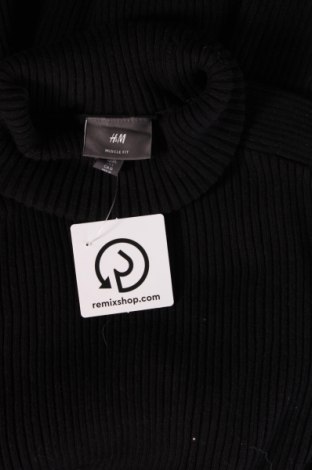 Мъжки пуловер H&M, Размер L, Цвят Черен, Цена 14,50 лв.