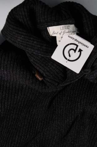 Мъжки пуловер H&M L.O.G.G., Размер M, Цвят Сив, Цена 13,05 лв.
