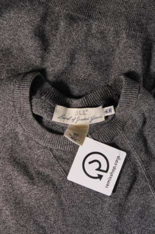 Мъжки пуловер H&M L.O.G.G., Размер S, Цвят Сив, Цена 13,99 лв.