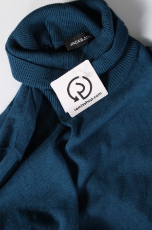 Ανδρικό πουλόβερ Jack & Jones, Μέγεθος L, Χρώμα Μπλέ, Τιμή 11,22 €