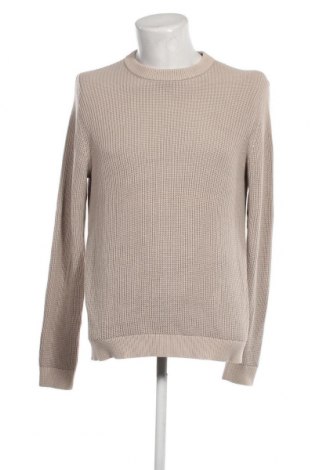 Ανδρικό πουλόβερ Jack & Jones, Μέγεθος L, Χρώμα Εκρού, Τιμή 10,52 €
