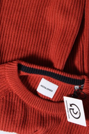 Ανδρικό πουλόβερ Jack & Jones, Μέγεθος L, Χρώμα Πορτοκαλί, Τιμή 35,05 €
