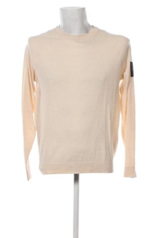 Ανδρικό πουλόβερ Jack & Jones, Μέγεθος L, Χρώμα Εκρού, Τιμή 8,76 €