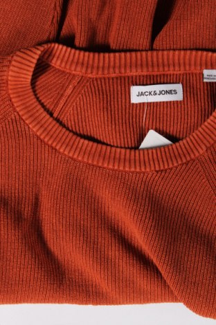 Herrenpullover Jack & Jones, Größe L, Farbe Orange, Preis 19,28 €