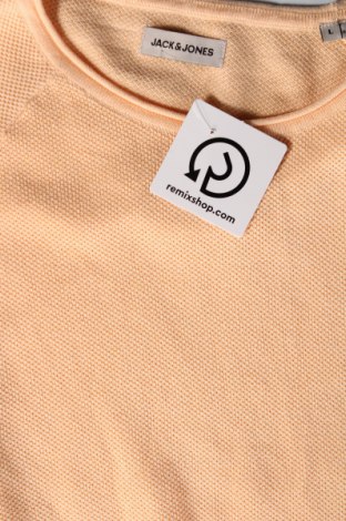 Ανδρικό πουλόβερ Jack & Jones, Μέγεθος L, Χρώμα Πορτοκαλί, Τιμή 15,77 €
