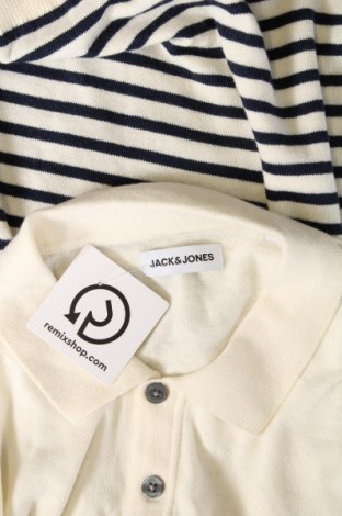 Мъжки пуловер Jack & Jones, Размер L, Цвят Екрю, Цена 68,00 лв.
