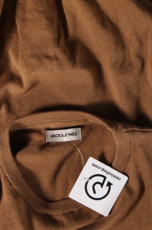 Herrenpullover Jack & Jones, Größe L, Farbe Beige, Preis 19,28 €