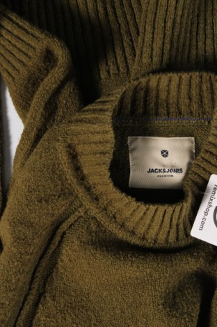 Ανδρικό πουλόβερ Jack & Jones PREMIUM, Μέγεθος L, Χρώμα Πράσινο, Τιμή 15,77 €
