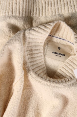 Ανδρικό πουλόβερ Jack & Jones PREMIUM, Μέγεθος L, Χρώμα Εκρού, Τιμή 8,06 €