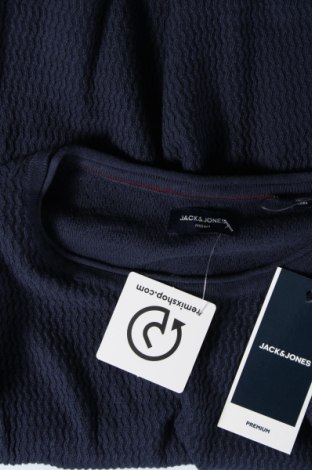 Мъжки пуловер Jack & Jones PREMIUM, Размер S, Цвят Син, Цена 68,00 лв.