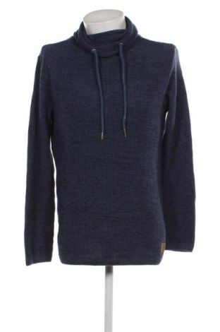 Мъжки пуловер John Devin, Размер L, Цвят Син, Цена 8,41 лв.
