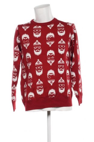 Мъжки пуловер LIVERA, Размер M, Цвят Червен, Цена 8,88 лв.