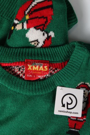 Мъжки пуловер Lefties, Размер L, Цвят Зелен, Цена 14,50 лв.