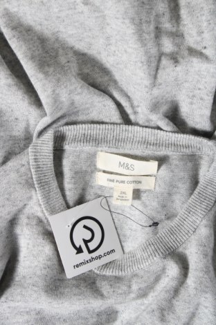 Ανδρικό πουλόβερ Marks & Spencer, Μέγεθος XL, Χρώμα Γκρί, Τιμή 5,84 €