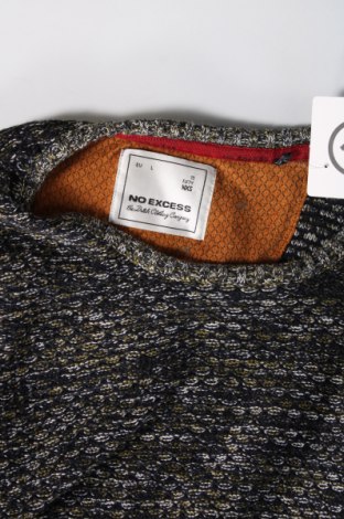 Ανδρικό πουλόβερ No Excess, Μέγεθος L, Χρώμα Πολύχρωμο, Τιμή 7,43 €