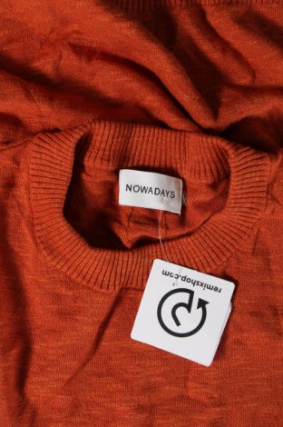Мъжки пуловер Nowadays, Размер XL, Цвят Кафяв, Цена 12,24 лв.