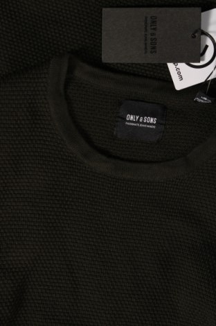 Pánsky sveter  Only & Sons, Veľkosť M, Farba Zelená, Cena  6,16 €