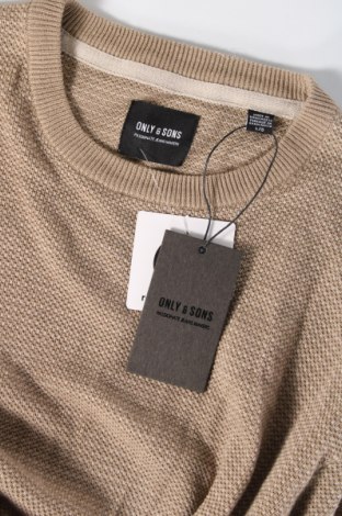 Pánsky sveter  Only & Sons, Veľkosť L, Farba Béžová, Cena  5,93 €