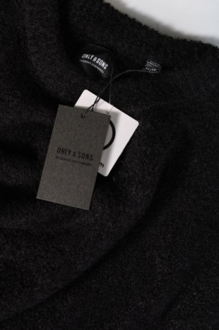 Мъжки пуловер Only & Sons, Размер XL, Цвят Черен, Цена 20,70 лв.