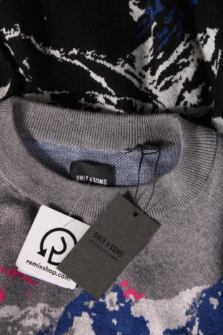 Мъжки пуловер Only & Sons, Размер L, Цвят Многоцветен, Цена 18,40 лв.