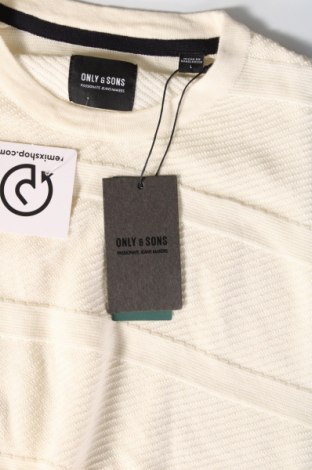 Pánsky sveter  Only & Sons, Veľkosť L, Farba Kremová, Cena  8,06 €