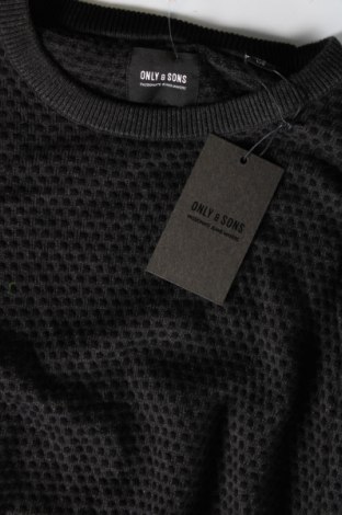 Pánsky sveter  Only & Sons, Veľkosť L, Farba Sivá, Cena  7,35 €