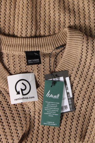 Мъжки пуловер Only & Sons, Размер L, Цвят Кафяв, Цена 14,26 лв.