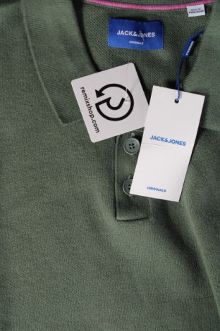 Мъжки пуловер Originals By Jack & Jones, Размер L, Цвят Зелен, Цена 68,00 лв.