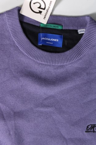 Ανδρικό πουλόβερ Originals By Jack & Jones, Μέγεθος L, Χρώμα Βιολετί, Τιμή 35,05 €