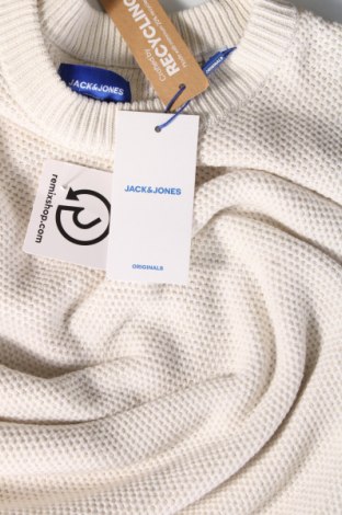 Męski sweter Originals By Jack & Jones, Rozmiar XL, Kolor Biały, Cena 48,94 zł