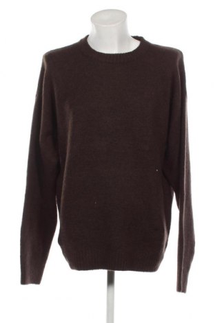 Ανδρικό πουλόβερ Originals By Jack & Jones, Μέγεθος XXL, Χρώμα Καφέ, Τιμή 10,52 €
