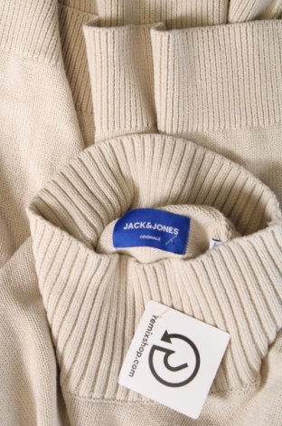 Męski sweter Originals By Jack & Jones, Rozmiar L, Kolor Beżowy, Cena 30,81 zł