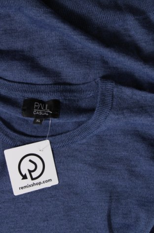 Ανδρικό πουλόβερ Paul, Μέγεθος XL, Χρώμα Μπλέ, Τιμή 7,57 €