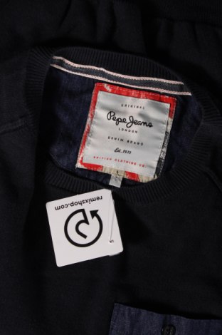 Мъжки пуловер Pepe Jeans, Размер L, Цвят Син, Цена 40,77 лв.