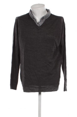 Мъжки пуловер Pierre Cardin, Размер XXL, Цвят Сив, Цена 43,99 лв.
