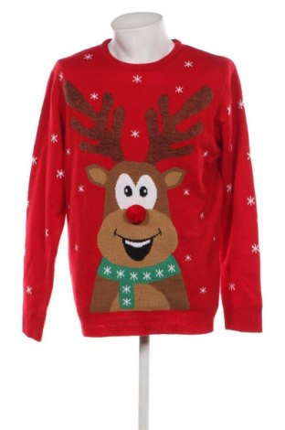 Мъжки пуловер Primark, Размер XL, Цвят Червен, Цена 14,50 лв.