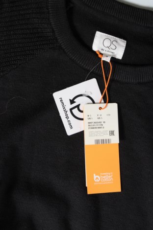 Ανδρικό πουλόβερ Q/S by S.Oliver, Μέγεθος S, Χρώμα Μαύρο, Τιμή 37,11 €
