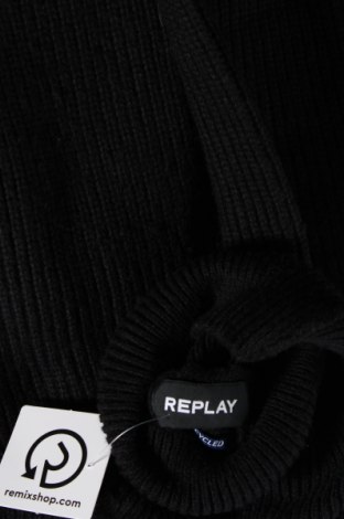 Ανδρικό πουλόβερ Replay, Μέγεθος XL, Χρώμα Μαύρο, Τιμή 98,45 €