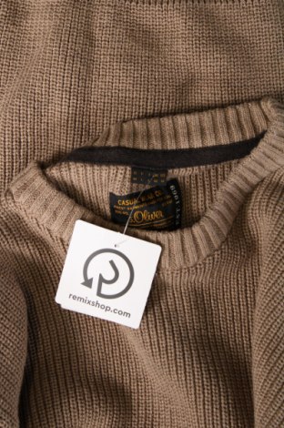 Мъжки пуловер S.Oliver, Размер M, Цвят Кафяв, Цена 10,80 лв.
