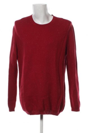 Мъжки пуловер S.Oliver Black Label, Размер XXL, Цвят Червен, Цена 59,40 лв.